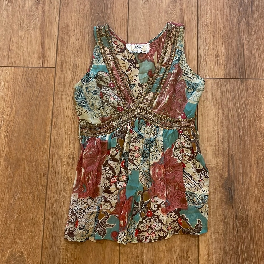 Multi colored blouse